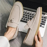 Lawrence | Men's Suede Tassel Loafers with Classic Fit