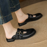 Rosalie | Women’s Mules with Buckles and Orthopedic Insoles