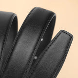 Rowan | Women Belt with Leather Strap and Crescent Buckle