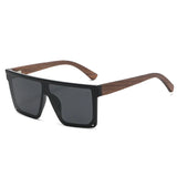Juniper | Modern Bold Sunglasses with Polarized-UV400 and Bamboo-Frames