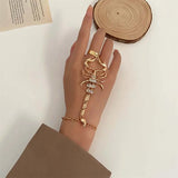 Nyx | Unisex Ring with Scorpion Design and Bracelet