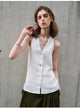 Juniper | Women Top With Linen Halter Neck