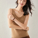 Ivanna | Women Vest With Cashmere Fabric