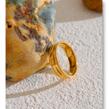 Fiora | Women Ring with Floral Design and Gold Plating