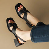 Sassari | Women's Sandals with Loop Bow and Ankle Buck