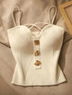 Cecilia | Women Top With Strappy Neckline Design