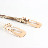 Valentina | Women Belt with Woven Design and 38.5 Inch Length