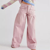 Roxy | Women's Wide Leg Denim Jeans with Low Waist