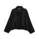 Wendy | Women's Suede Overshirt with Structured Lapel and Hidden Zip Closure