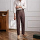 Wesley | Men's Linen Pants with High-Waist Straight-Leg