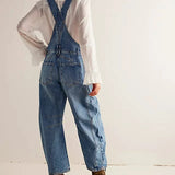 Marceline | Women's Oversized Cotton Denim Overalls with Adjustable Straps
