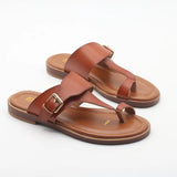 Valencia | Women's Leather Sandal with Buckle and Support