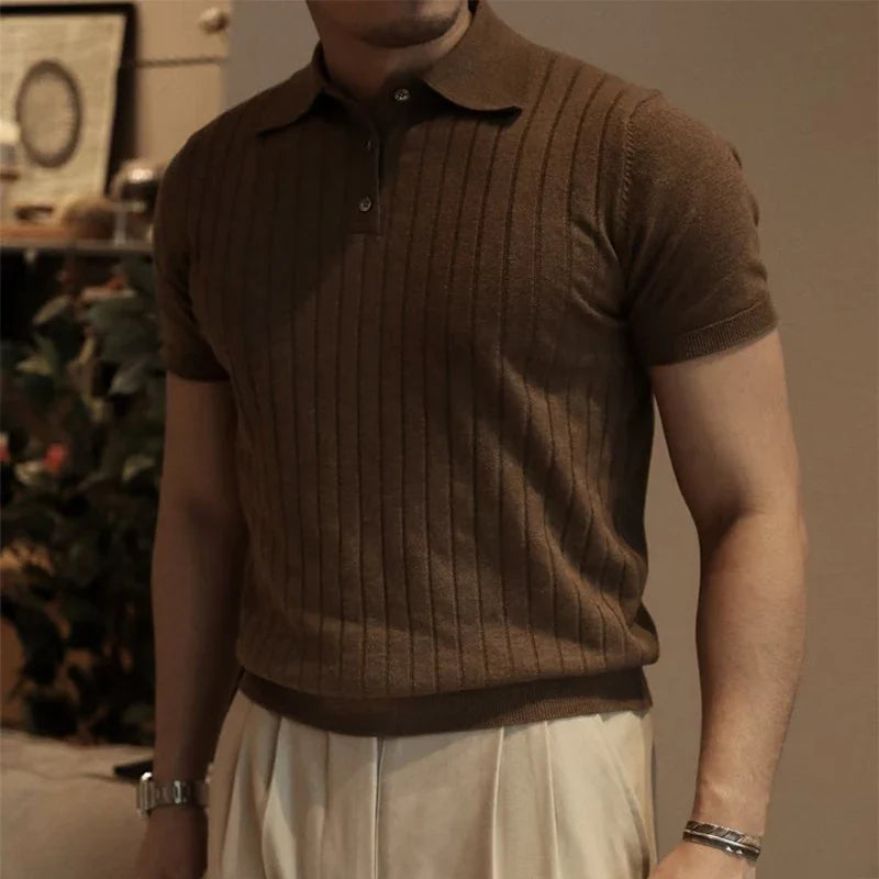 Emerson | Men's Cotton Polo Shirt with Snug Fit