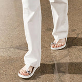 Valeria | Women's Flats with Toe Detail and Embellishment