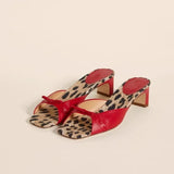 Vinetta | Women Mules with Square Toe and Bow