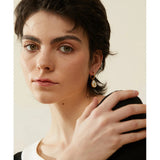 Bellina | Women Earrings with Avocado Design and Gold Finish