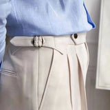 Ryker | Men's Shorts with Waist Buckle and Buttons