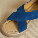 Lenora | Women's Sandal with Cross-Strap and Platform