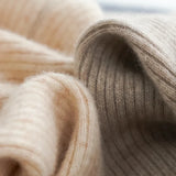 Nina | Women's Wool Knit Wide Leg Pants with High Waist