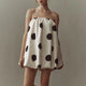 Diana | Women's Strapless A-Line Dress with Bubble Hem