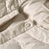 Magdalena | Women's Lightweight Duck Down Jacket with Heart Quilt and Knit Hood