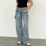 Miley | Women's Wide Leg Jeans with Mid Waist