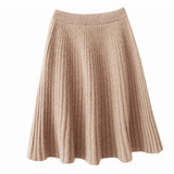 Theodora | Women's Skirt with High Waist and Umbrella Cut