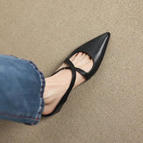 Delphine | Women's Mules with Leather Upper and Open-Toe