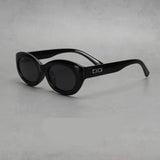 Audrey | Women's Sunglasses with Sculpted Rim and Round Lenses