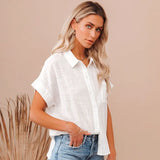Zürich | Women Shirt With Cotton Linen Blend