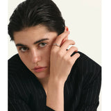 Avelyn | Women Ring with Sculptural Design and Gold Finish
