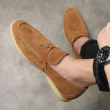 Lawrence | Men's Suede Tassel Loafers with Classic Fit