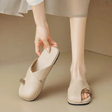 Bellamy | Women’s Sandals with Cross-Strap Buckle and Cushioned