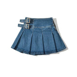 Lila | Women's Skirt with Pleated Buckle Detail
