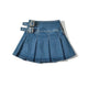 Lila | Women's Skirt with Pleated Buckle Detail