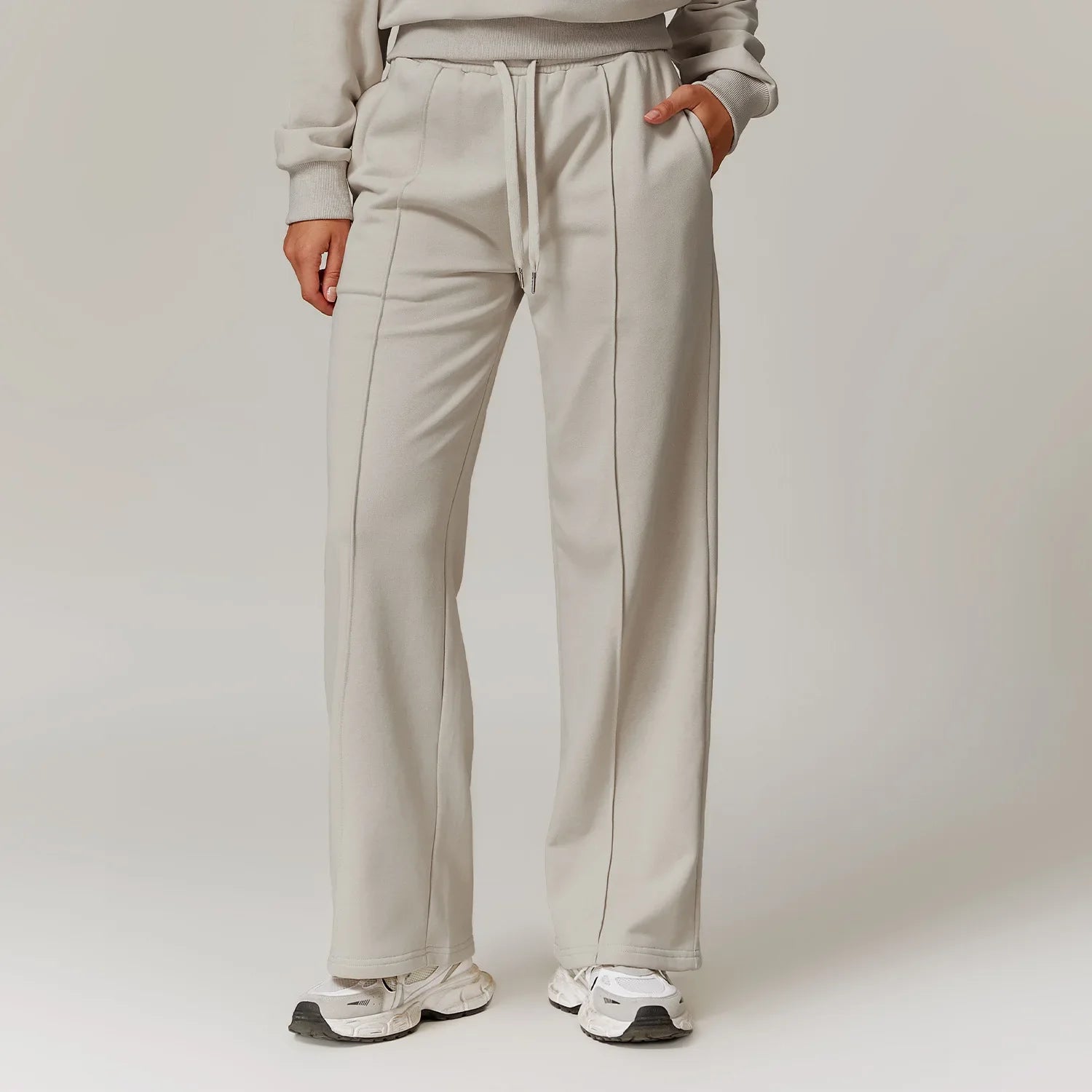 Antonia | Women's High Waisted Running Pants with Elastic Waist