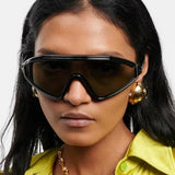 Natasha | Women's Sunglasses with Acetate Shield Frame and UV400 Protection