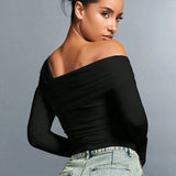 Clara| Women Top With One Shoulder Design