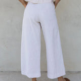 Anya | Women's Culotte Pants with Pleated Front Detail