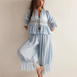 Amelia | Women's Cotton Two Piece Set Bloomers