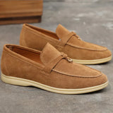 Lawrence | Men's Suede Tassel Loafers with Classic Fit
