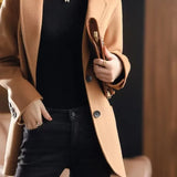 Johanna | Women's Wool Blend Blazer with Tailored Relaxed Silhouette