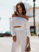 Delilah | Women's Cotton Crepe Two Piece Set Pants