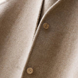 Nathaniel | Men Wool Vest with Structured Layering