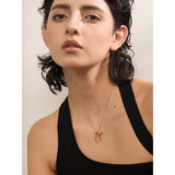 Coquette | Women Necklace with Bow Design and Gold Coating