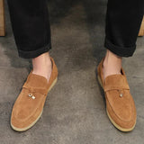 Lawrence | Men's Suede Tassel Loafers with Classic Fit