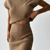 Marnie | Women's Ribbed Set with Fitted Design and Breathable Fabric