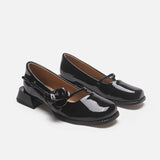 Rosetta | Women Mary Janes with Rose Accent and Glossy