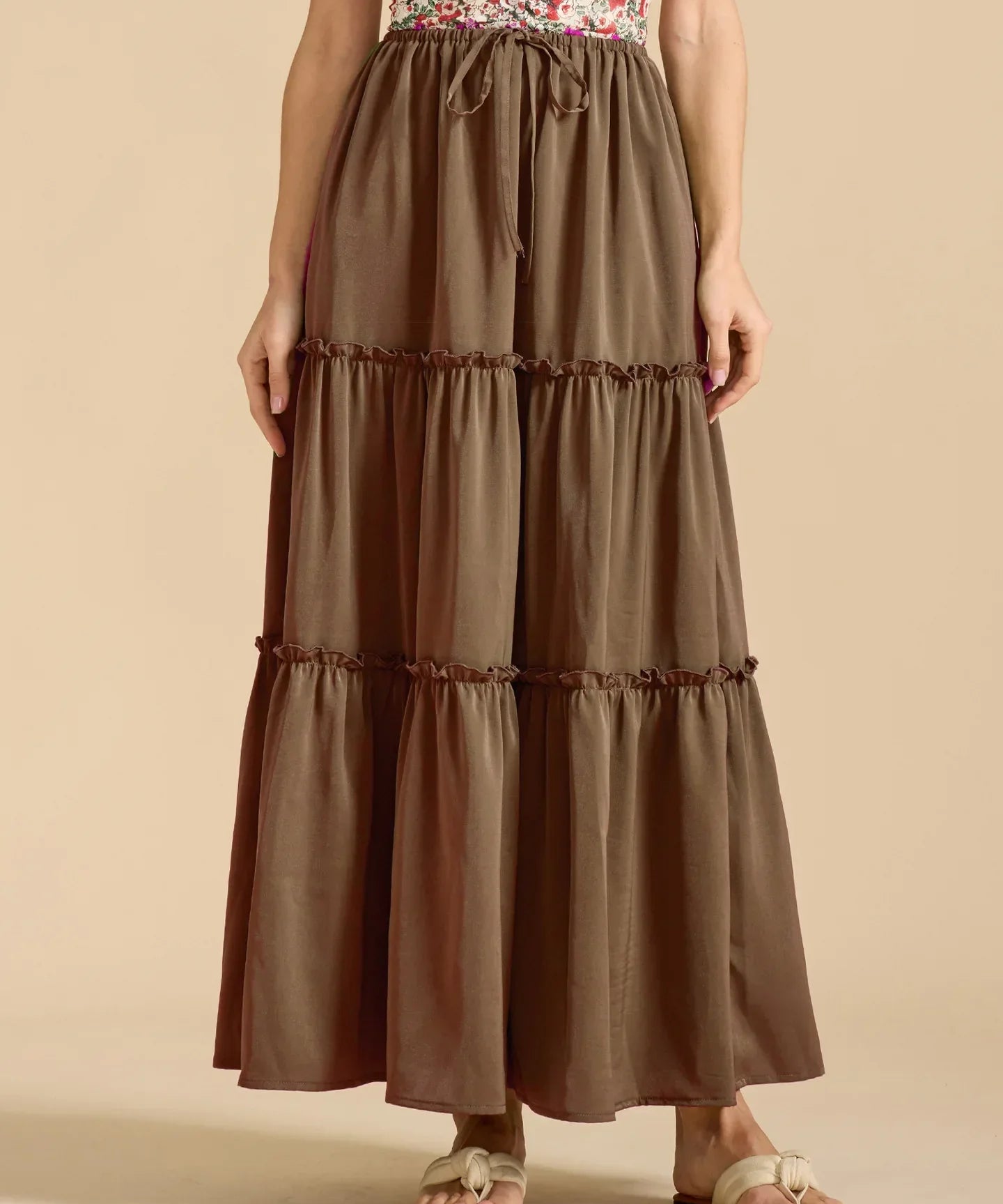 Lorette | Women's Skirt with Drawstring Waist and Side Pockets