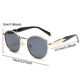 Vincenzo | Heritage Sunglasses with Metal Frame and Round Lenses